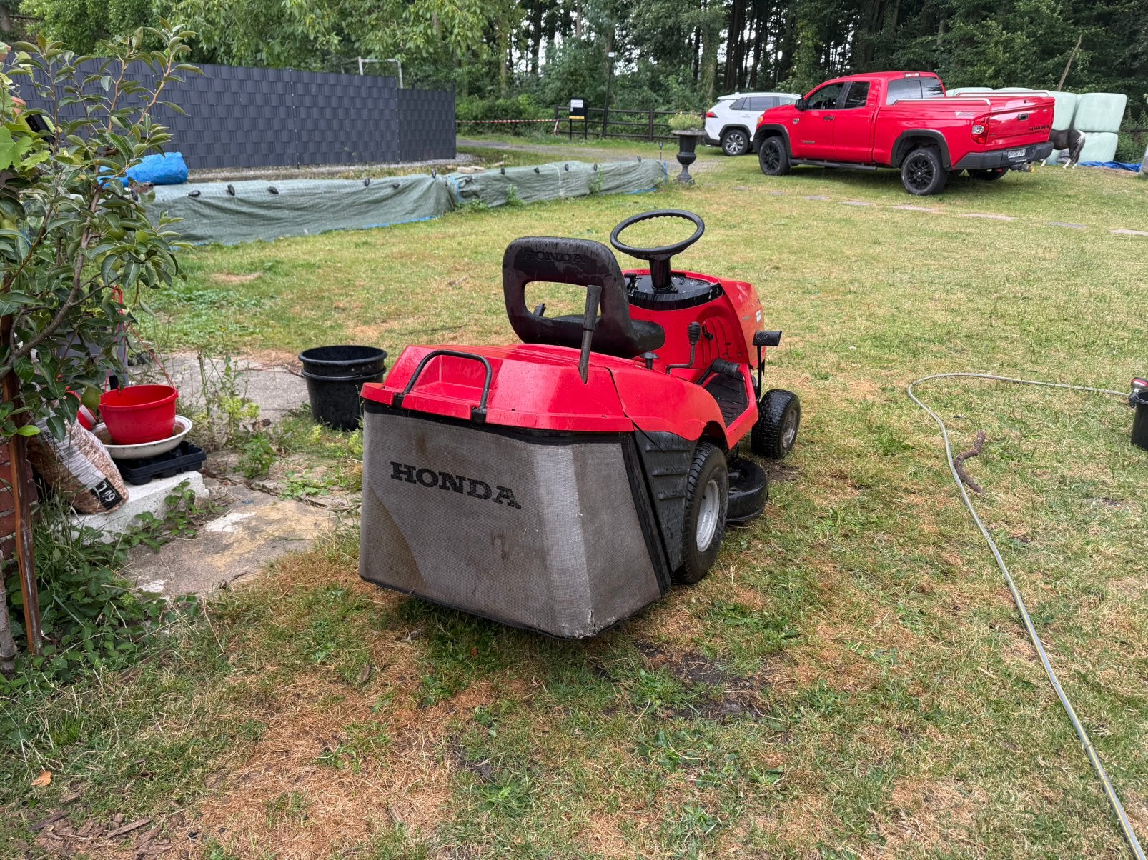 Zit maaier honda 2113, Ophalen, Cirkelmaaier, Gebruikt, Opvangbak