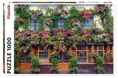 Piatnik - Pub in London - 1000 stukjes, Hobby en Vrije tijd, Denksport en Puzzels, Ophalen of Verzenden, 500 t/m 1500 stukjes