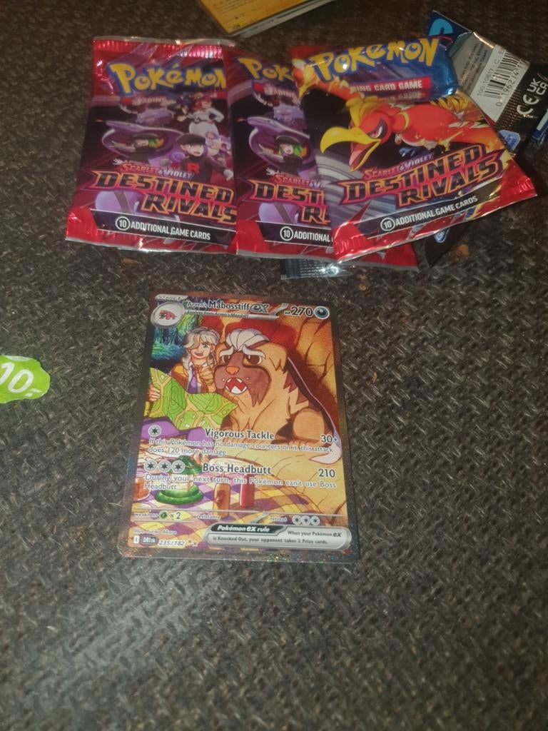 Destined Rivals mabosstiff sir pack fresh mint, Ophalen, Nieuw, Losse kaart, Foil