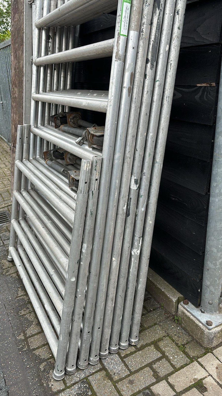 Partij Custers klussteiger werkhoogte 8.2 meter rolsteiger, Doe-het-zelf en Verbouw, Steigers, Ophalen, Rolsteiger of Kamersteiger
