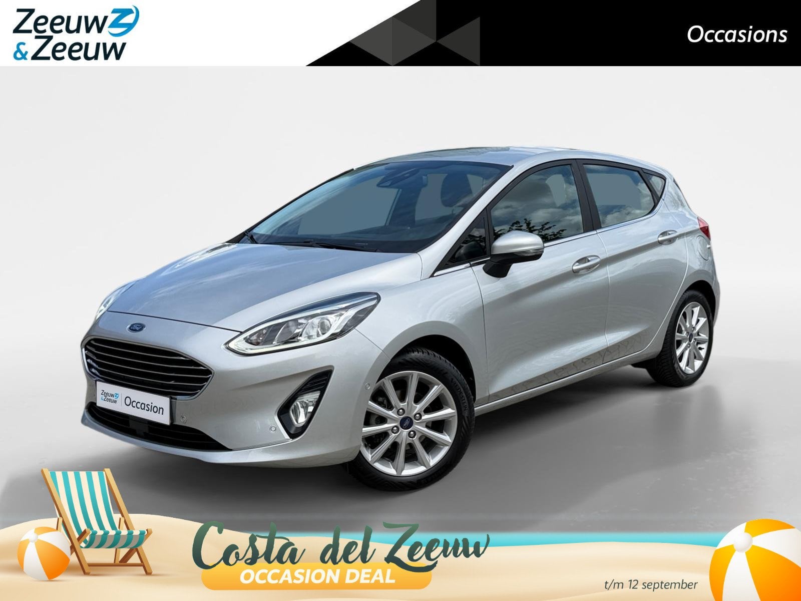 Ford Fiesta 1.0 EcoBoost Titanium |Apple Carplay/Android Aut, Voorwielaandrijving, 12 maanden, Gebruikt, 580 kg