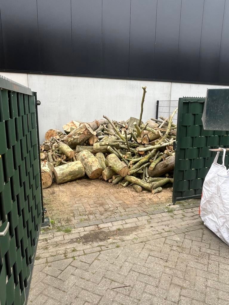 Haardhout   Ruim 15 m3 voor €500,00, 6 m³ of meer, Ophalen