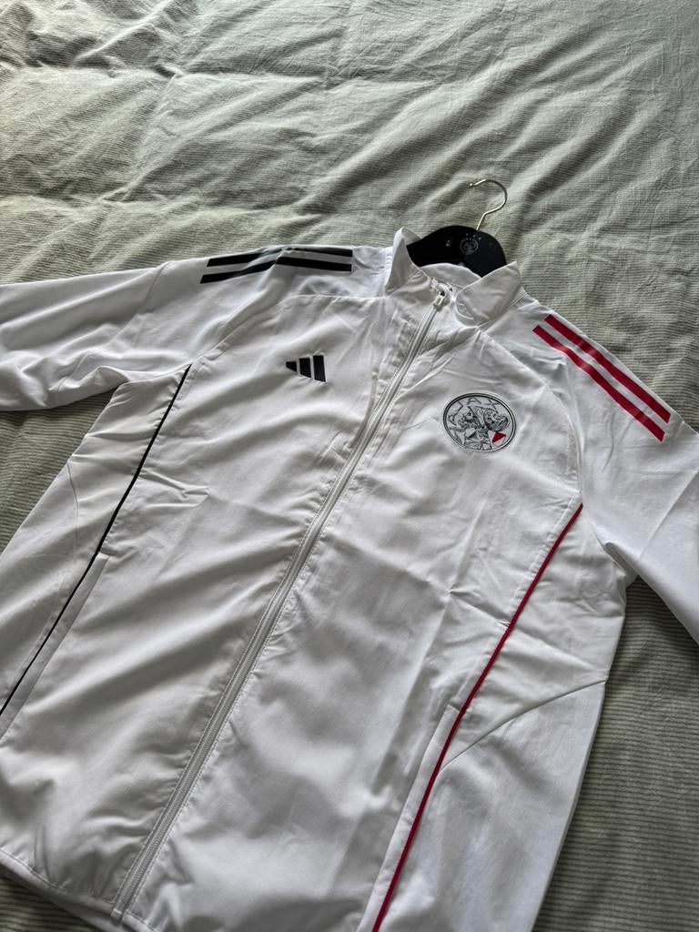 Ajax presentation jacket wit 2025/2026, Ophalen of Verzenden, Zo goed als nieuw, Wit, Voetbal