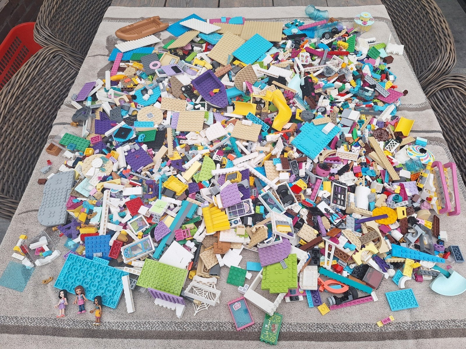 lego friends partij 5,7 kilo, Gebruikt, Lego, Friends, Ophalen of Verzenden