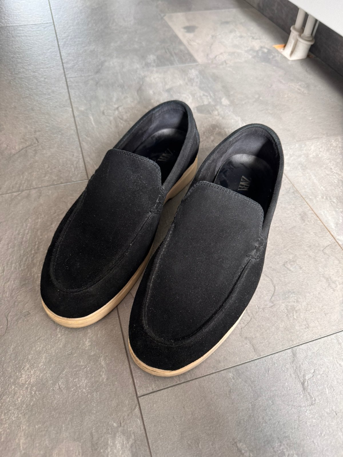 heren loafers, Zwart, Gedragen, Loafers, Ophalen