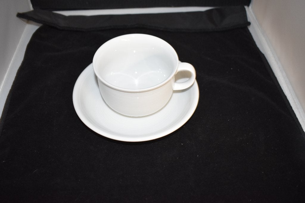 Cappuccinokop en schotels Thomas Trend Wit servies, Overige materialen, Rosenthal@ttpconcepts.nl, Overige merken, Ophalen of Verzenden