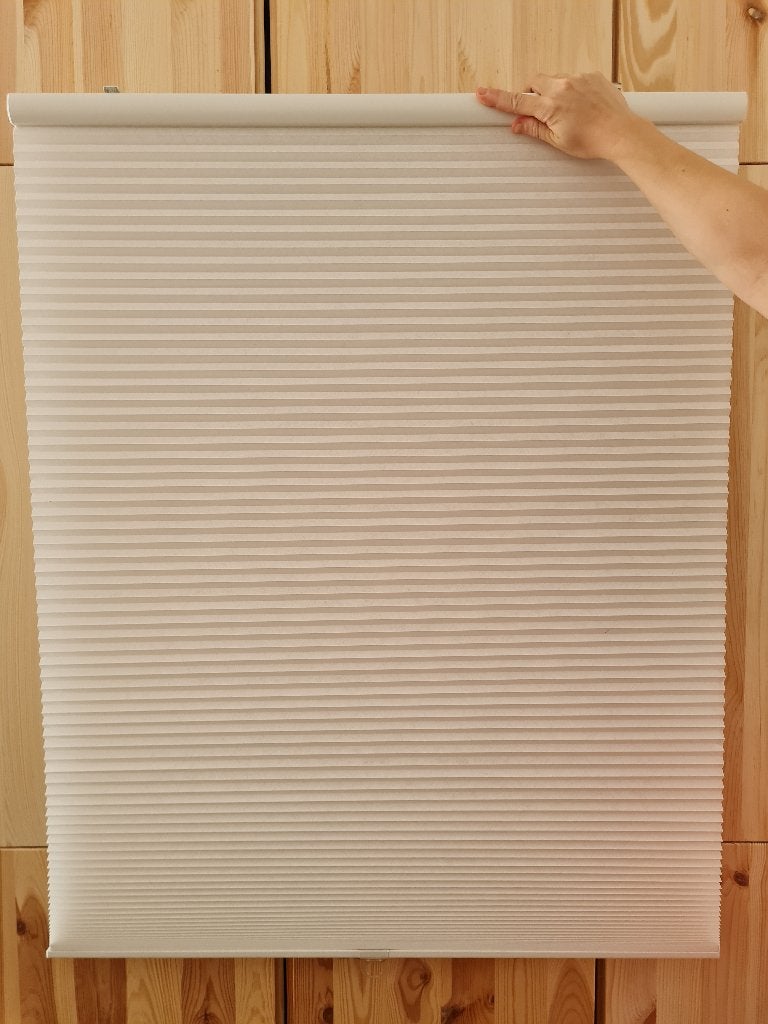 Ikea HOPPVALS Plisségordijn, dubbel, wit, 80x155 cm, Lichtdoorlatend, Overige merken, Wit, Ophalen of Verzenden