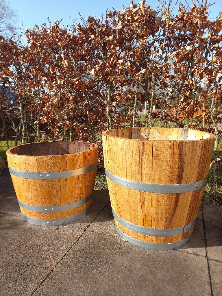Kastanjehouten Plantenbak 30L/75L/75L sigaarmodel, Ophalen, Rond, Balkon, Hout