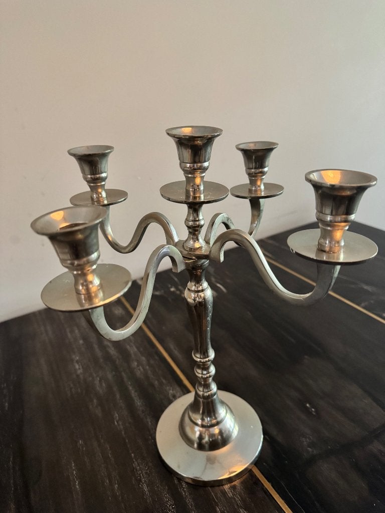 Zilveren kandelaar, Ophalen, Zilver