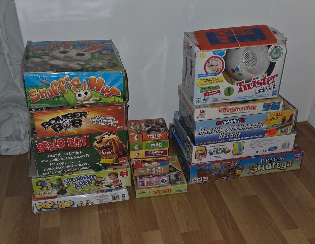 Diverse spellen 19 stuks, Ophalen, Gebruikt