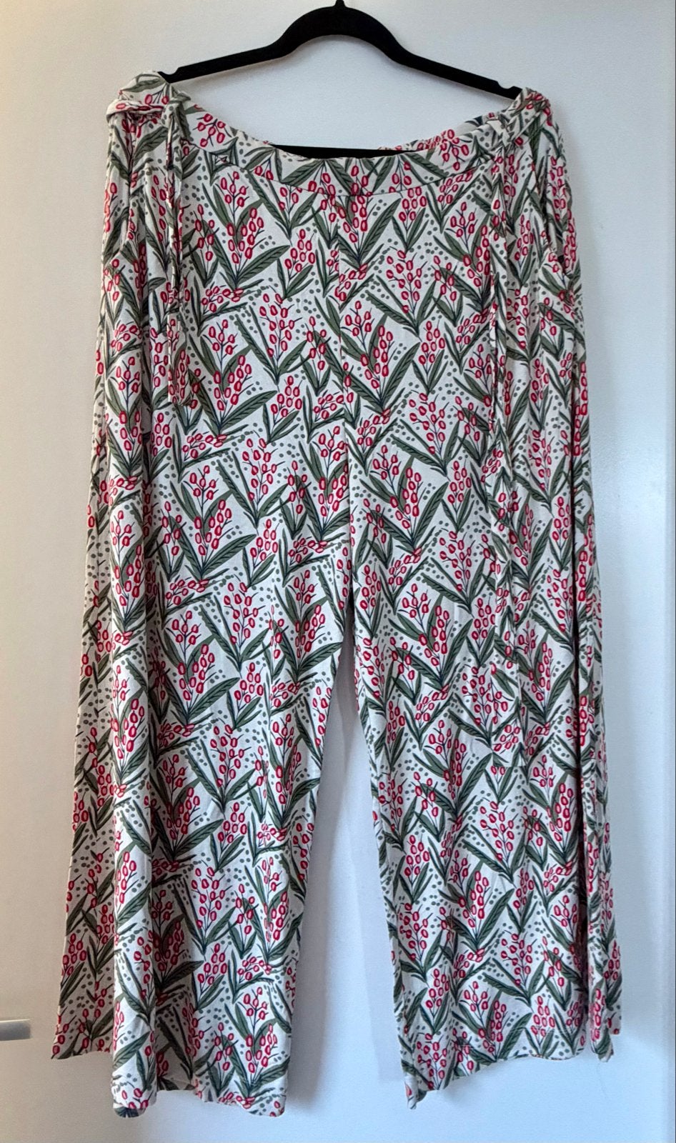 ZILCH Amsterdam Broek met Bessenprint - Maat XXL, Maat 46/48 (XL) of groter, Lang, Gedragen, Meerkleurig