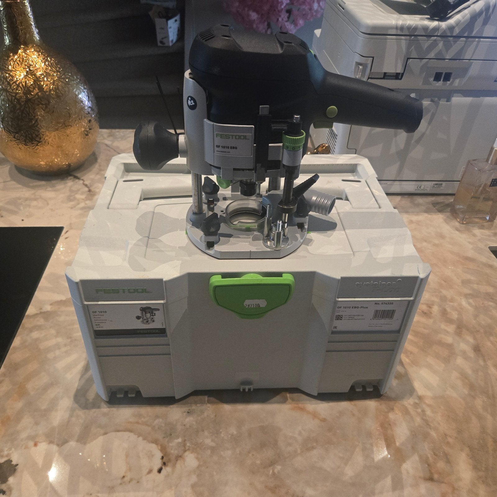 Festool Bovenfrees OF 1010 EBQ-Plus - Zo goed als nieuw, Ophalen of Verzenden, Zo goed als nieuw, Bovenfrees, Festool