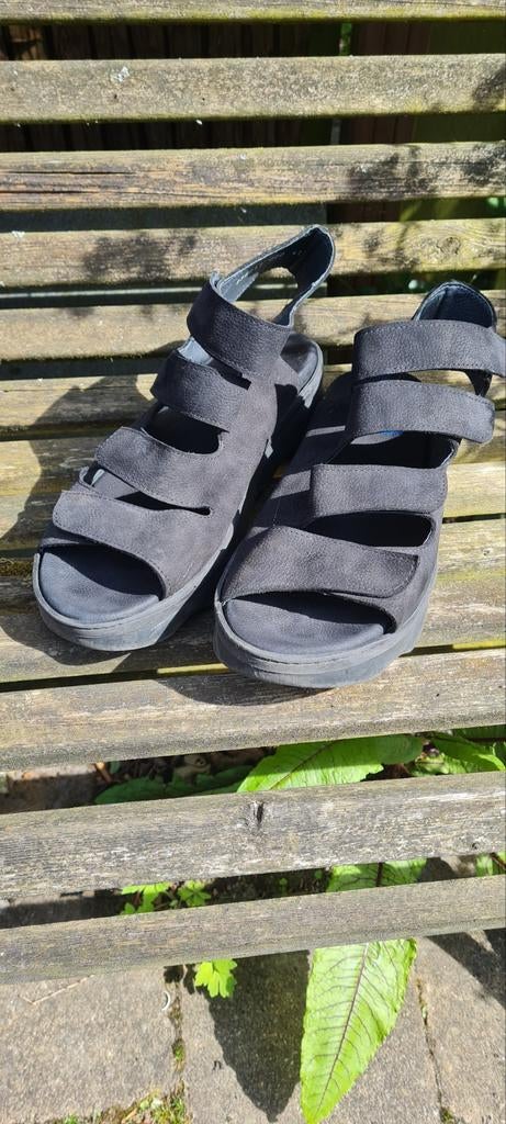 Wolky sandalen zwart 42, Wolky, Zwart, Zo goed als nieuw, Sandalen of Muiltjes