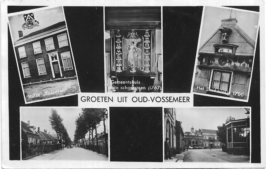 AK Oud-Vossemeer - Groeten uit....., Verzenden, 1940 tot 1960, Ongelopen, Zeeland