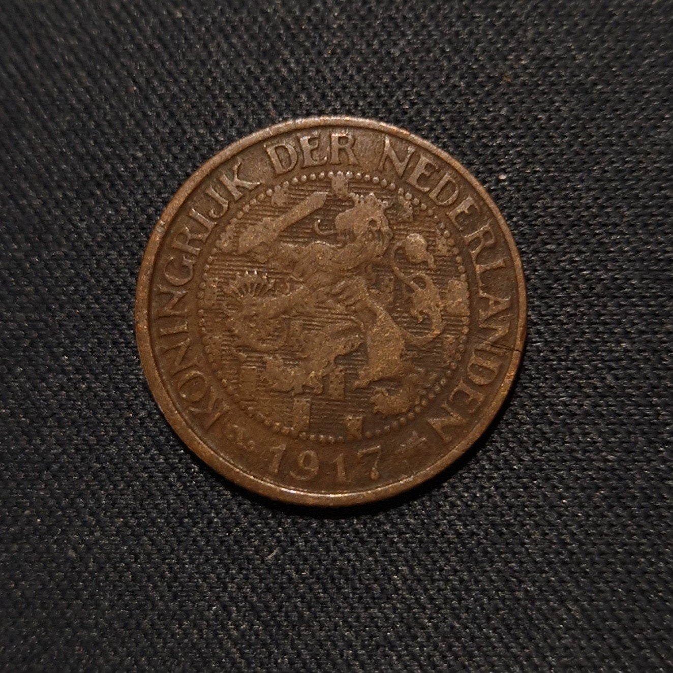 1 cent 1917, Verzenden, Koningin Wilhelmina, 1 cent, Losse munt