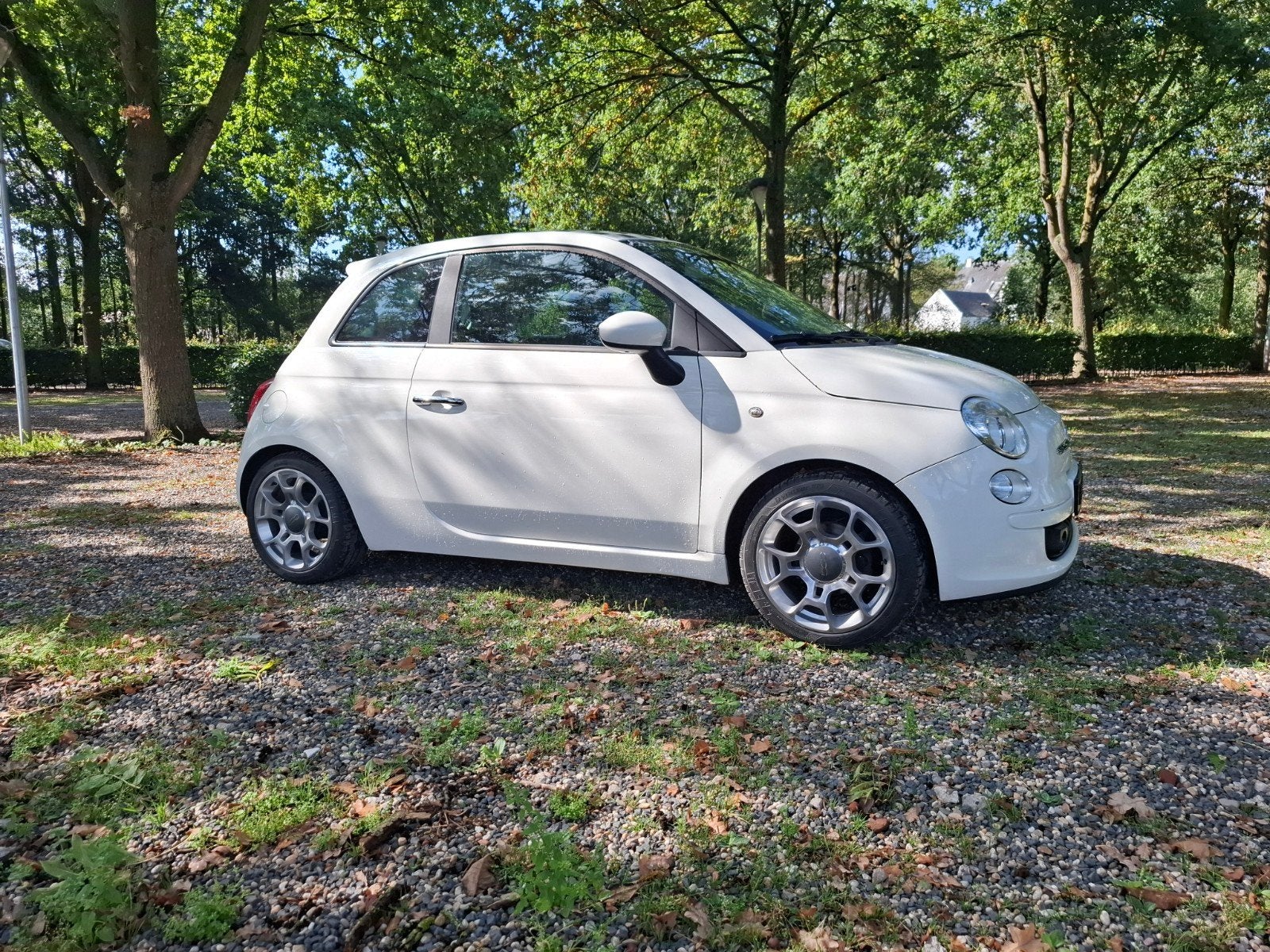 Fiat 500 1.2 van liefhebber, Auto's, Fiat, Voorwielaandrijving, 4 cilinders, Leder en Stof, Wit