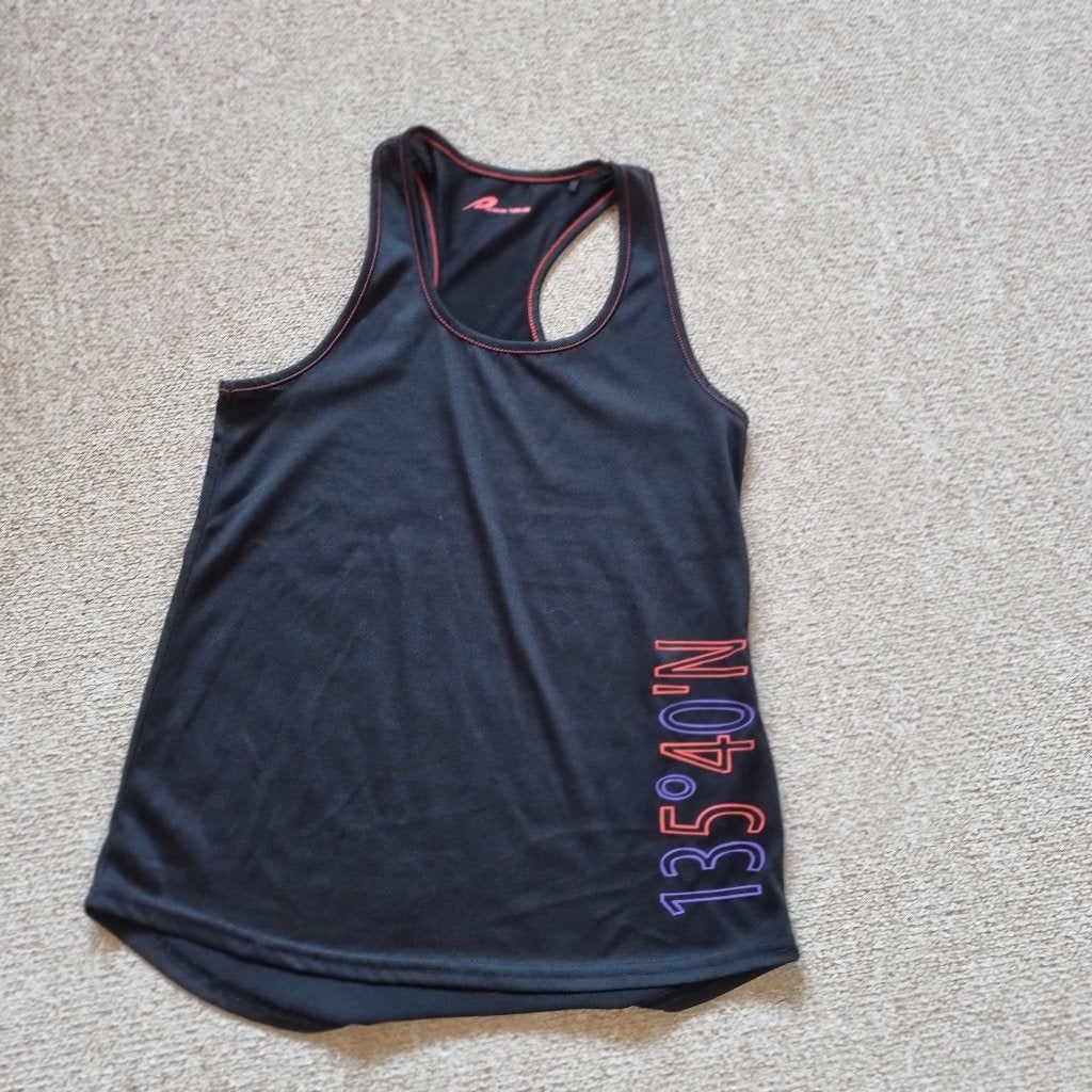 3: mooi zwart sport topje / shirt 152, Kinderen en Baby's, Ophalen of Verzenden, Zo goed als nieuw, Meisje, Sport- of Zwemkleding