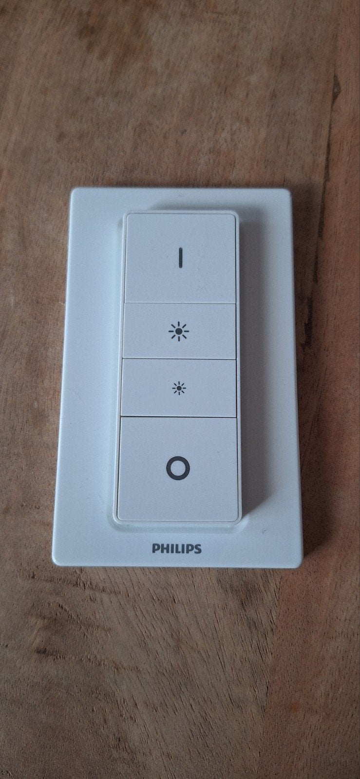 Philips Hue Dimmer Schakelaar - Draadloze Bediening, Wit, Gebruikt, Kunststof, Ophalen of Verzenden