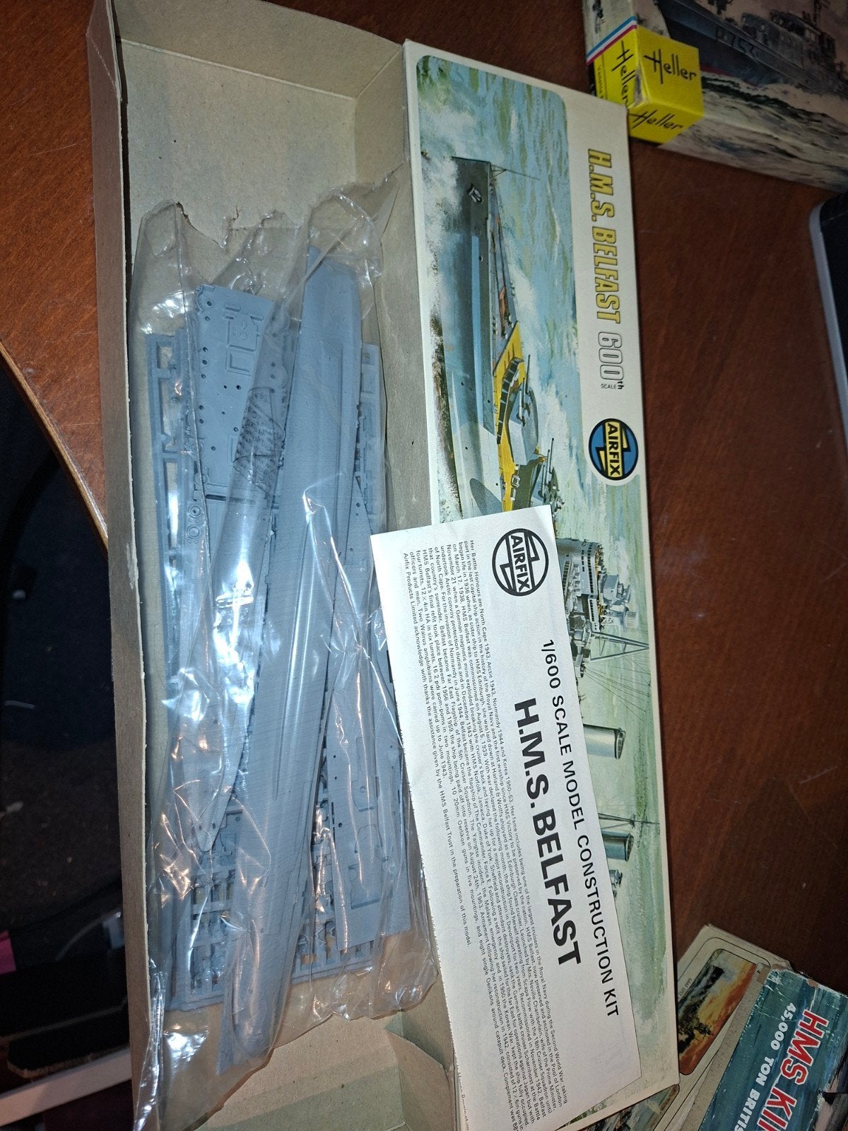 Airfix H.M.S. Belfast 1/600 modelbouwkit compleet, Verzenden