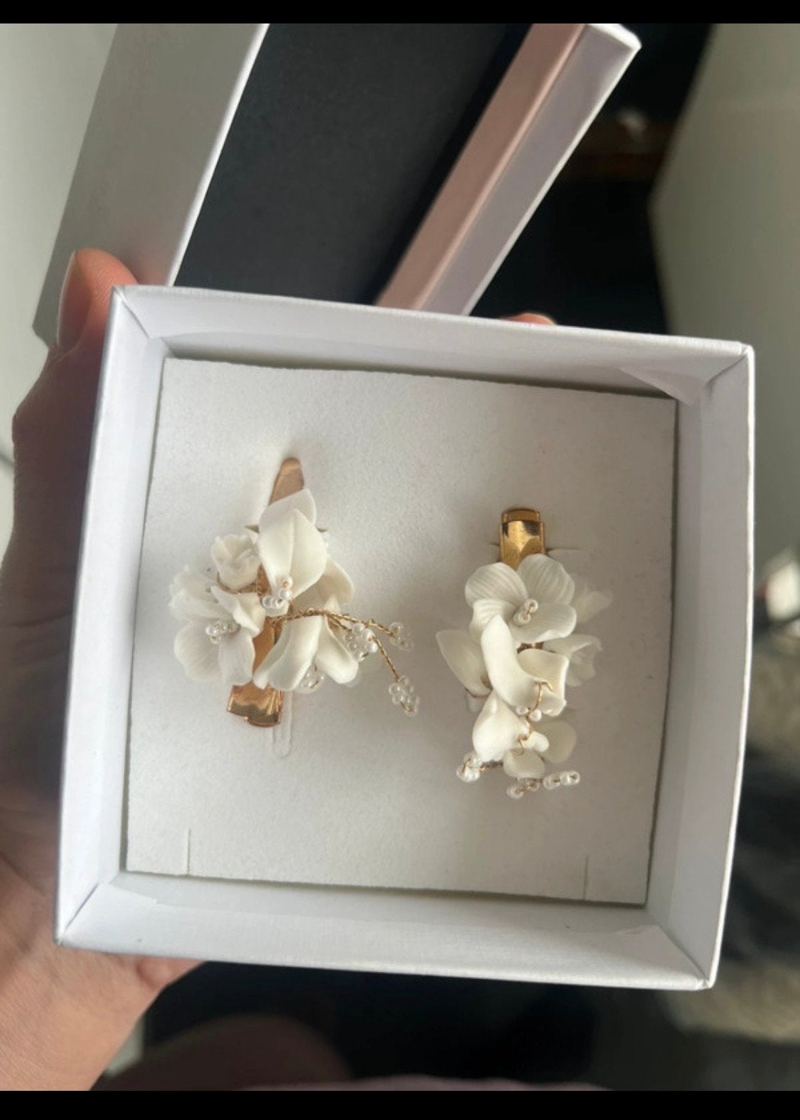 Sally Jane Bridal haarclips, Ophalen, Nieuw, Wit, Accessoires