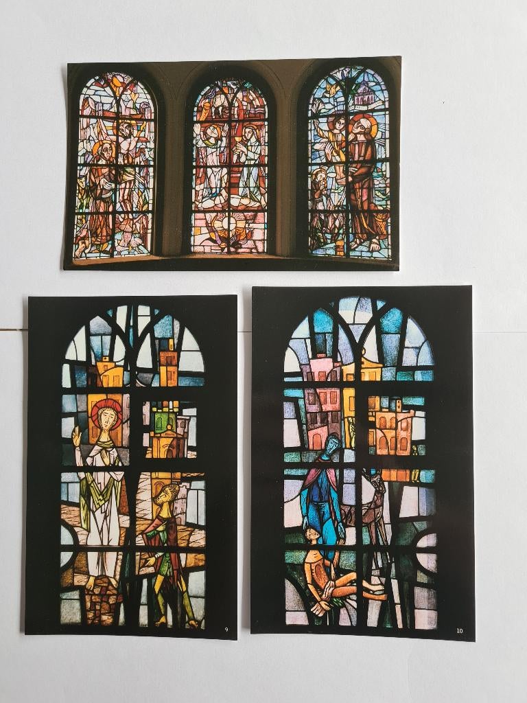 7538 glas in lood ramen van minderbroeders kapucijnen 11st, Verzenden, 1980 tot heden