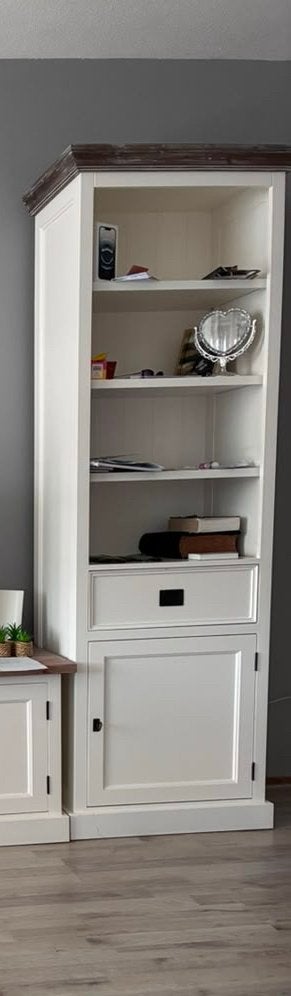 Boekenkast massief hout, Ophalen, Gebruikt, 200 cm of meer, 50 tot 100 cm