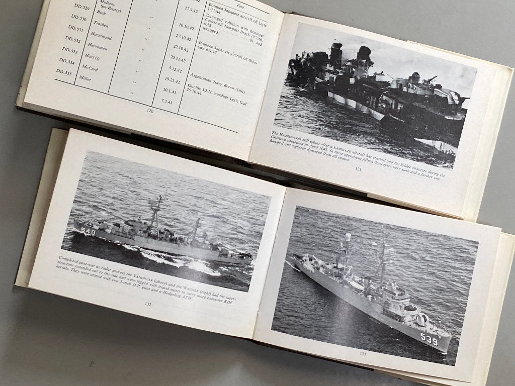American Fleet & Escort Destroyers uit WO II (2 delen) 1971, Ophalen of Verzenden, Marine, Amerika, Boek of Tijdschrift