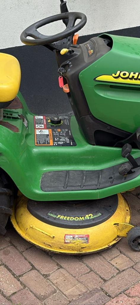 John deere LT 180 te koop gevraagd maaidek 42 inc 107 cm, Ophalen of Verzenden, Zo goed als nieuw