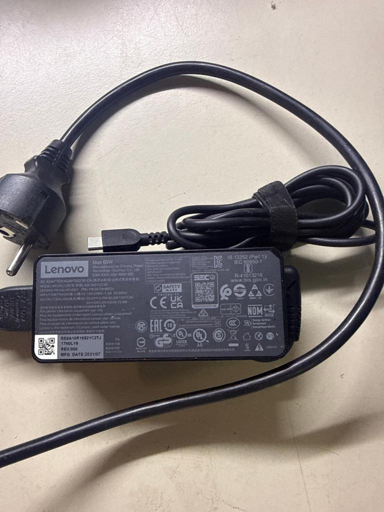 65W USB-C Oplader voor telefoon/Notebook/laptop/enz…, Computers en Software, Laptop-opladers, Gebruikt, Ophalen of Verzenden