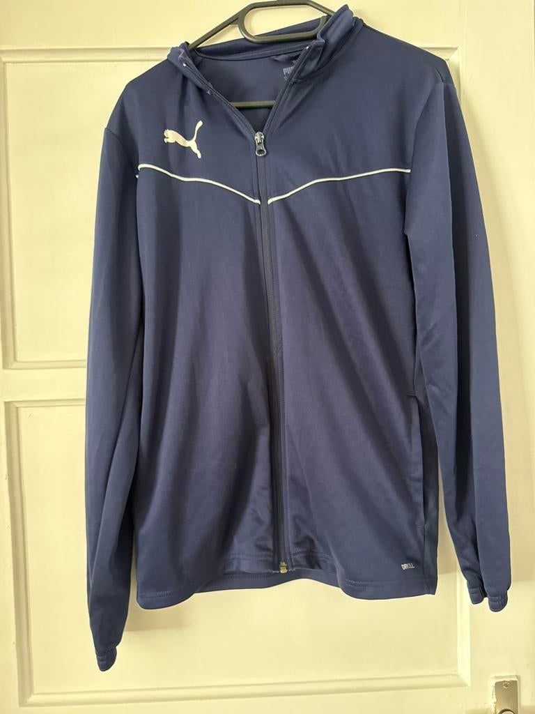 Puma jasje jas vest sport maat S blauw, Maat 38/40 (M), Blauw, Ophalen of Verzenden, Zo goed als nieuw