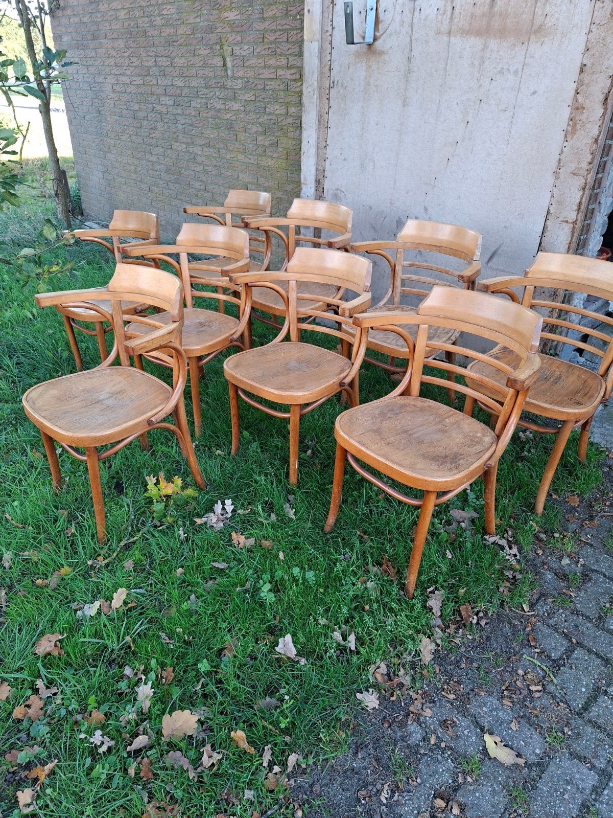 Cafestoelen / Bistro stoelen, Ophalen, Gebruikt, Bruin, Café / Bistro