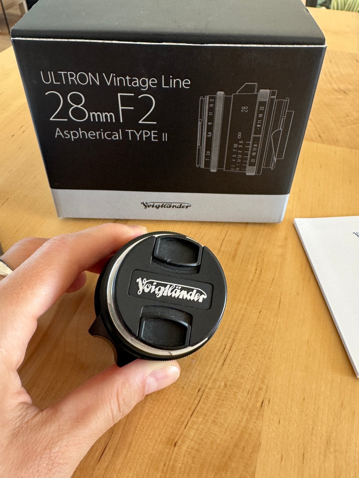 Voigtlander Ultron 28mm Leica M mount Lens, Ophalen of Verzenden, Zo goed als nieuw, Groothoeklens