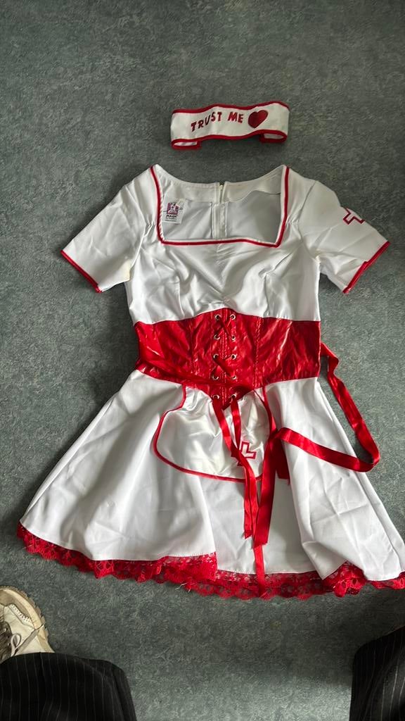 Verpleegster jurkje, Carnaval, Ophalen of Verzenden, Kleding, Maat 36 (S)