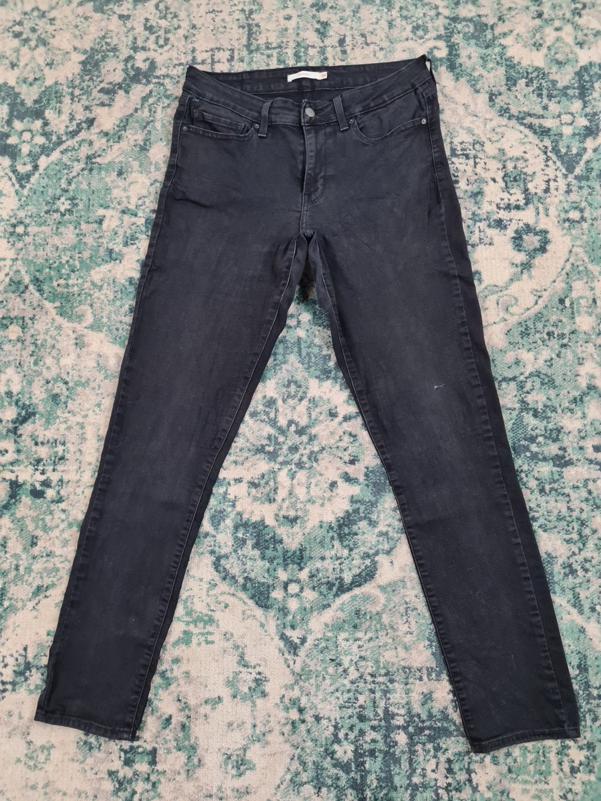 Levi's 711 skinny W30 L30 Dames Tulsi3030 Mid-rise, Zwart, Ophalen of Verzenden, Zo goed als nieuw, W30 - W32 (confectie 38/40)