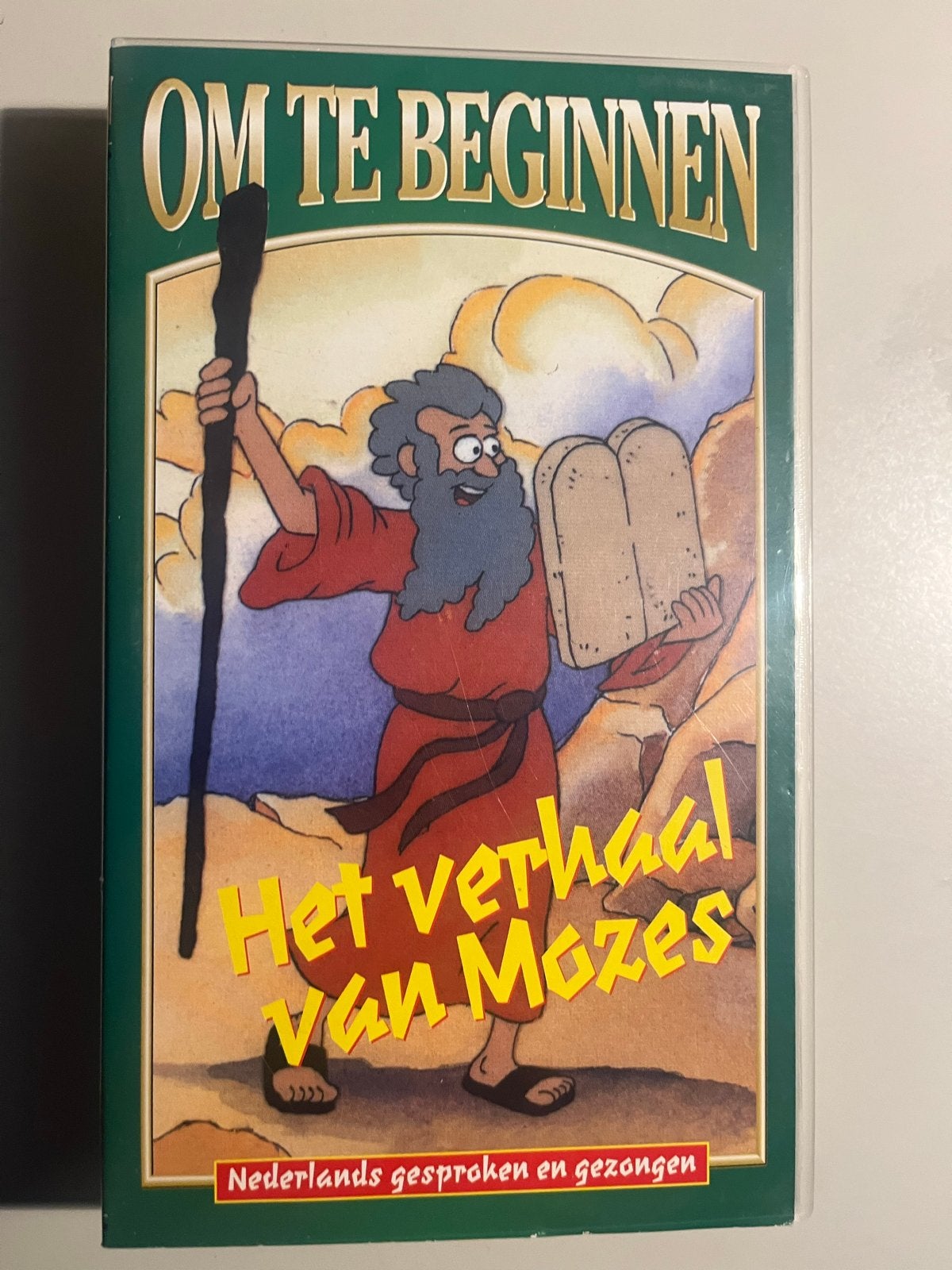 Om Te Beginnen: Het Verhaal van Mozes (VHS), Gebruikt, Alle leeftijden, Educatief, Film