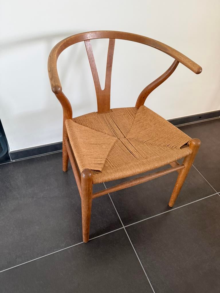 8 Carl Hansen & Son CH24 wishbone chairs, Huis en Inrichting, Ophalen, Zo goed als nieuw