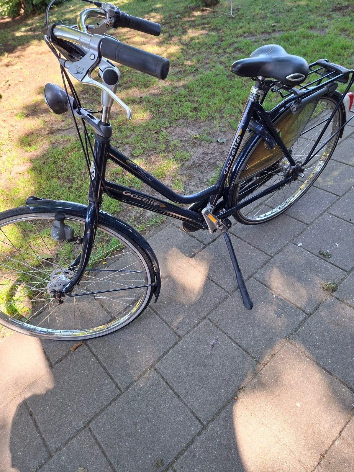 Gazelle ambiancedames fiets licht 7 versn slot en standaard, Ophalen