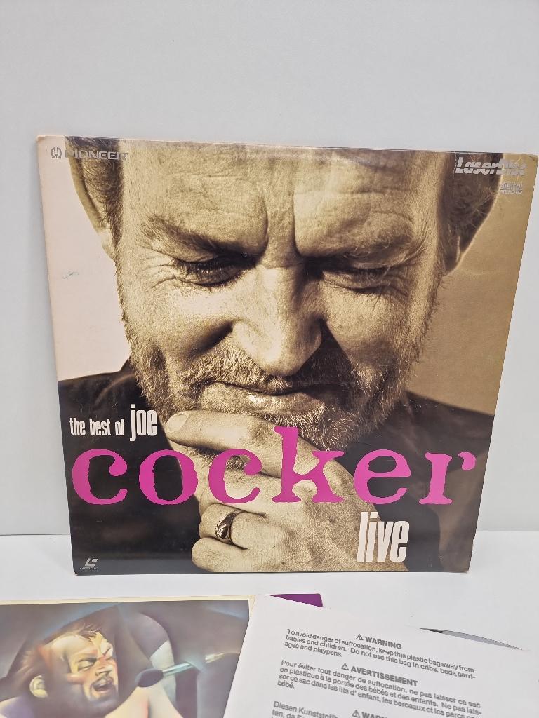 Joe Cocker: The Best of Joe Cocker Live Laserdisc PAL Engels, Alle leeftijden, Ophalen of Verzenden, Gebruikt, Overige genres