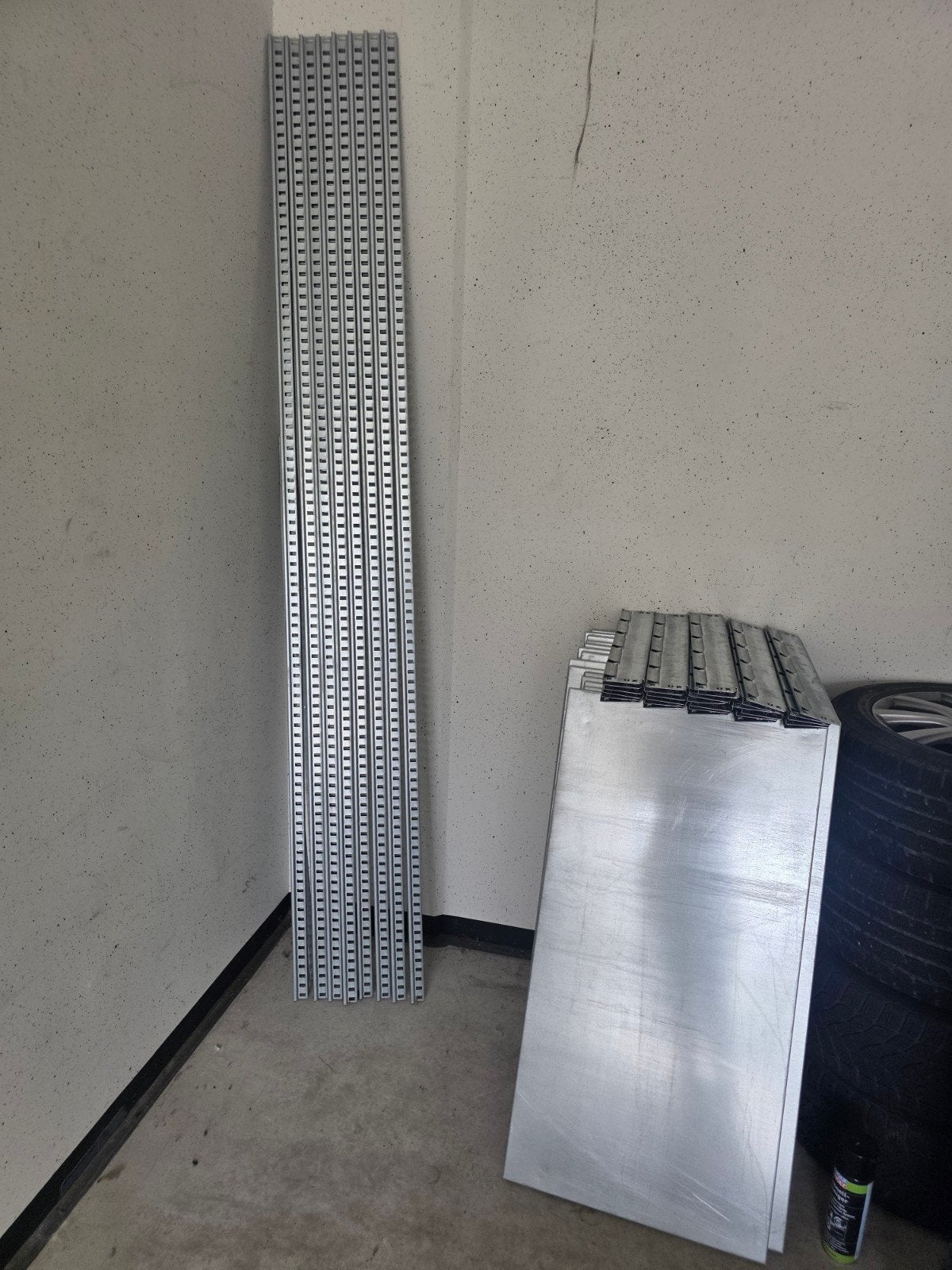 G3 Stelling 220x300x50cm - Gegalvaniseerd Metaal, Ophalen, Zo goed als nieuw