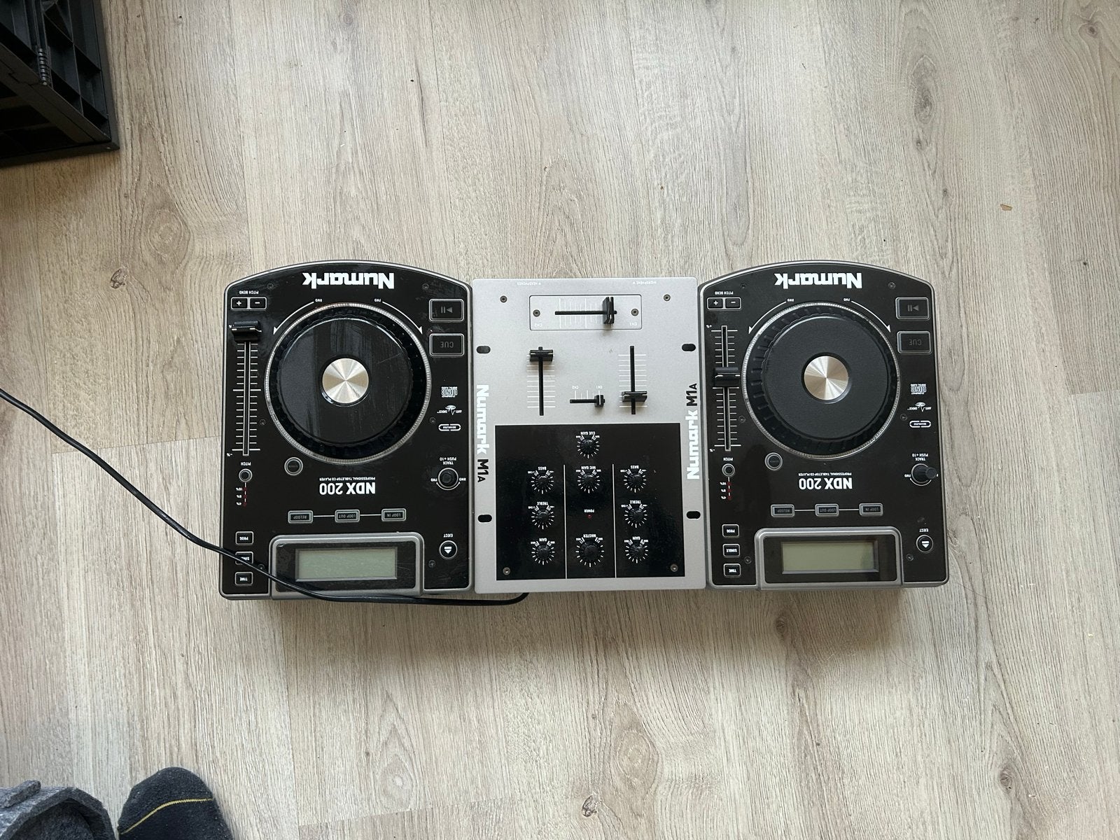 Numark NDX 200 DJ-set met M1A mixer, Muziek en Instrumenten, Ophalen of Verzenden, Gebruikt, Dj-set, Numark