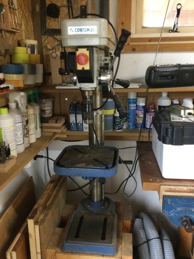 Kolomboor Contimac, Doe-het-zelf en Verbouw, Ophalen, Variabele snelheid, Kolomboormachine, Gebruikt