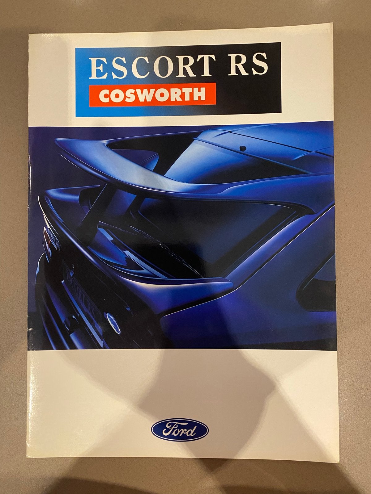 Originele folder Ford Escort RS Cosworth 1992, Ophalen of Verzenden, Zo goed als nieuw, Ford