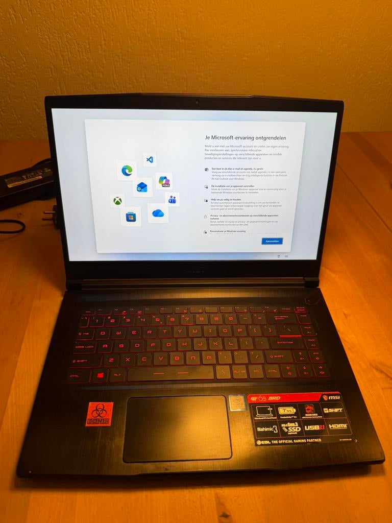 MSI GF63 Thin – Krachtige Allround Laptop (Gaming + Werk), 2 tot 3 Ghz, 15 inch, Ophalen of Verzenden, Zo goed als nieuw