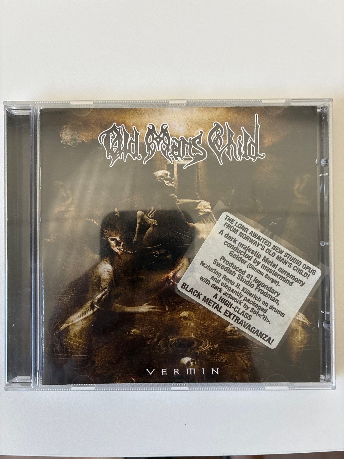 Old Man's Child - Vermin CD (Black Metal), Cd's en Dvd's, Ophalen of Verzenden, Zo goed als nieuw, Inclusief boekje, Black metal