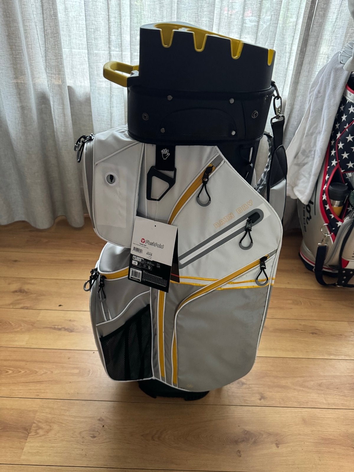 NIEUWE Fastfold Cart Bag Polaris Grijs/Wit/Geel, Ophalen of Verzenden, Nieuw, Tas, Overige merken