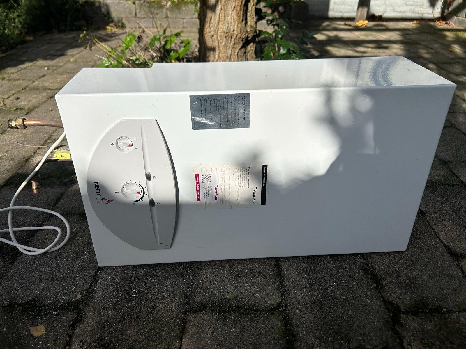 Nefit F 3300 VE-N Geiser (Gesloten systeem / Aardgas), Ophalen, 30 tot 80 cm, Cv-ketel of Combi-ketel, Zo goed als nieuw