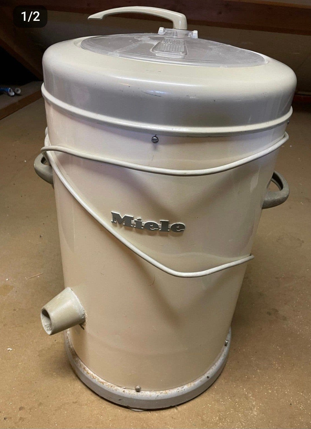 miele centrifuge, Ophalen, Gebruikt, Bovenlader, 85 tot 90 cm