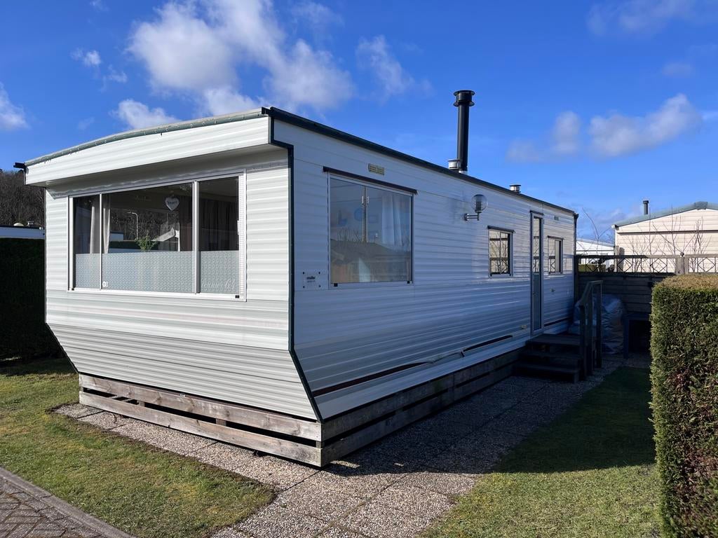 Stacaravan te huur, familiecamping, 4 pers, de Koog Texel, Vakantie, Wasmachine, Aan zee, Recreatiepark