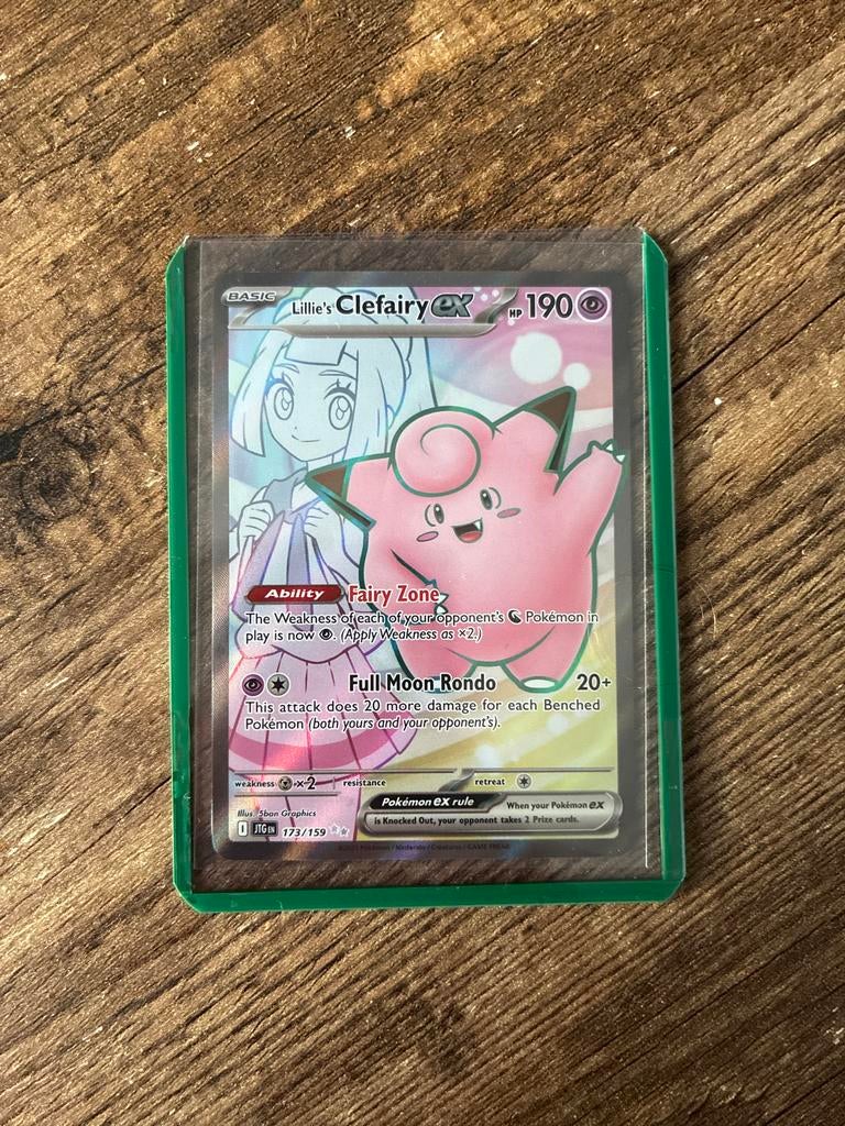 Lillie's Clefairy EX Pokémon Kaart 173/159, Ophalen of Verzenden, Zo goed als nieuw