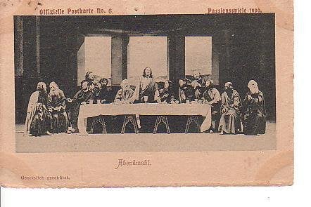 Ansichtkaart 	Oberammergau (Dui)	Passionspiele 1900	No. 6, Verzenden, Voor 1920, Ongelopen, Duitsland